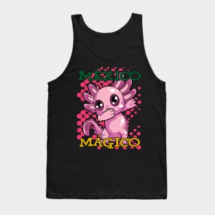 Mexico Axolotl Ajolote Tank Top